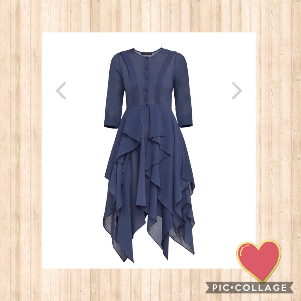 BCBG Maxazria Jovita Asymmetrical Dress XS